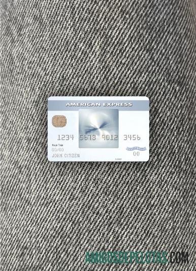 EUA Nova York CFSB Bank AMEX Everyday® Cartão de crédito Photolook Front exemplo real